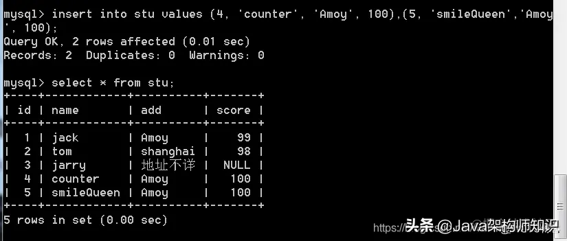 Mysql常用基础操作命令及数据操作命令一览