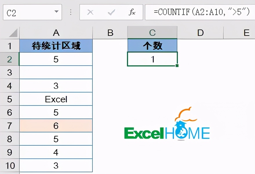 COUNTIF函数用法大全