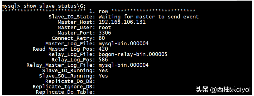 在Linux系统上实现MySql主从复制