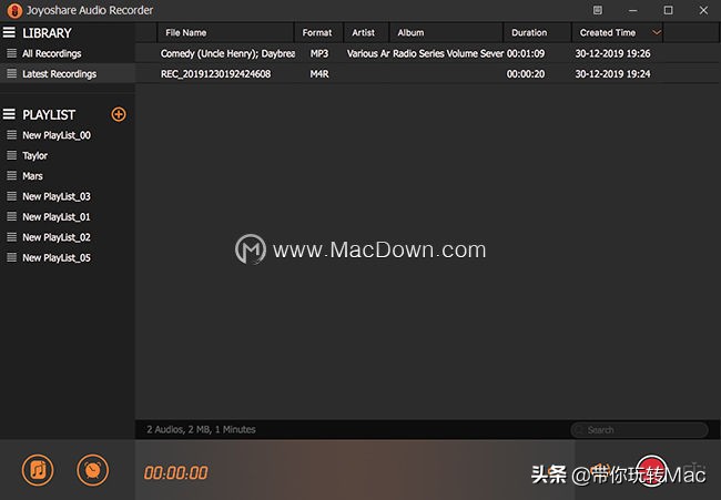 如何使用Joyoshare Audio Recorder录制mac上播放的任何音频?