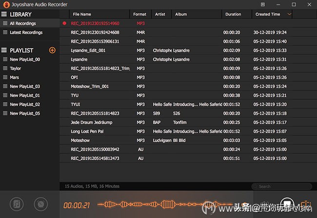 如何使用Joyoshare Audio Recorder录制mac上播放的任何音频?