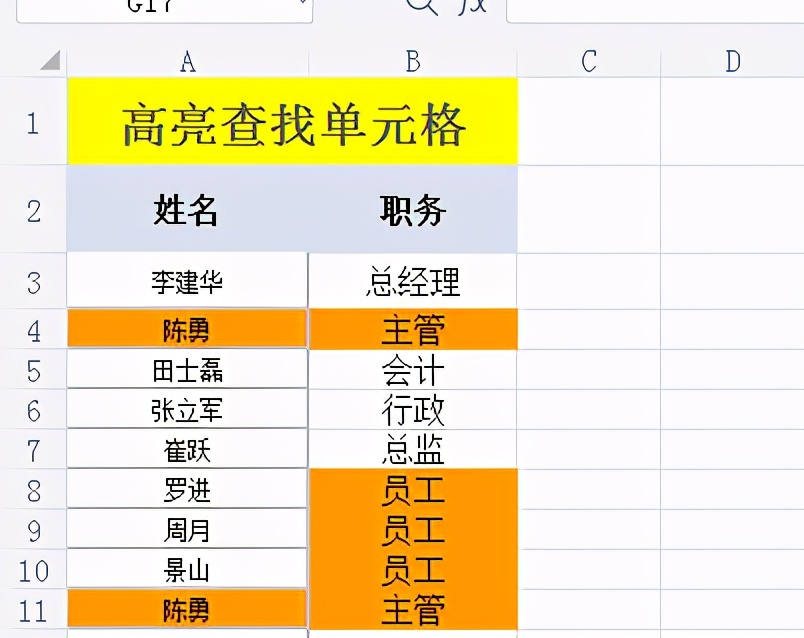 Excel技巧：如何高亮查找重复的单元格？