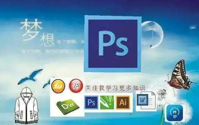 初学photoshop软件从大变小的图层