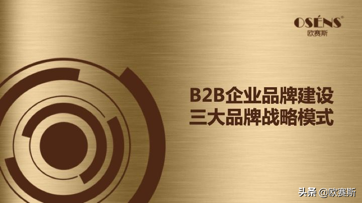 B2B企业品牌建设的三种品牌战略模式是什么？