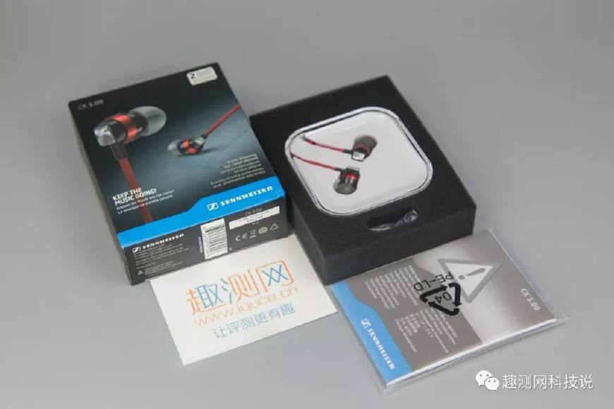 Sennheiser/森海塞尔 CX3.00入耳式耳机测评