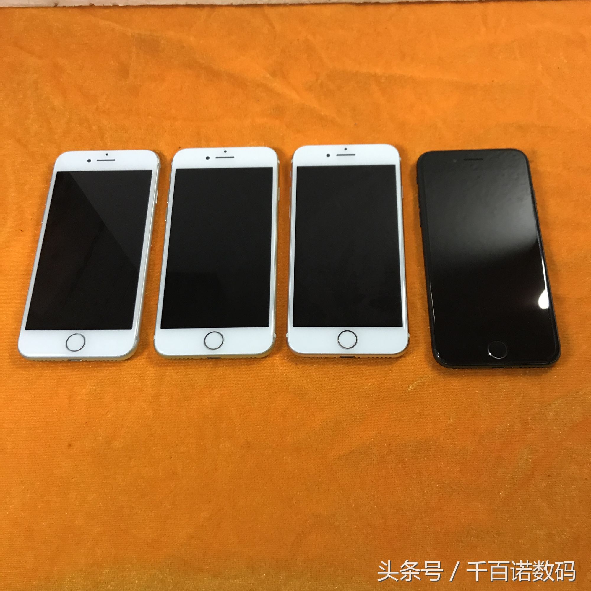 实拍苹果iphone7代四个颜色对比你会如何选择，二手2500左右？