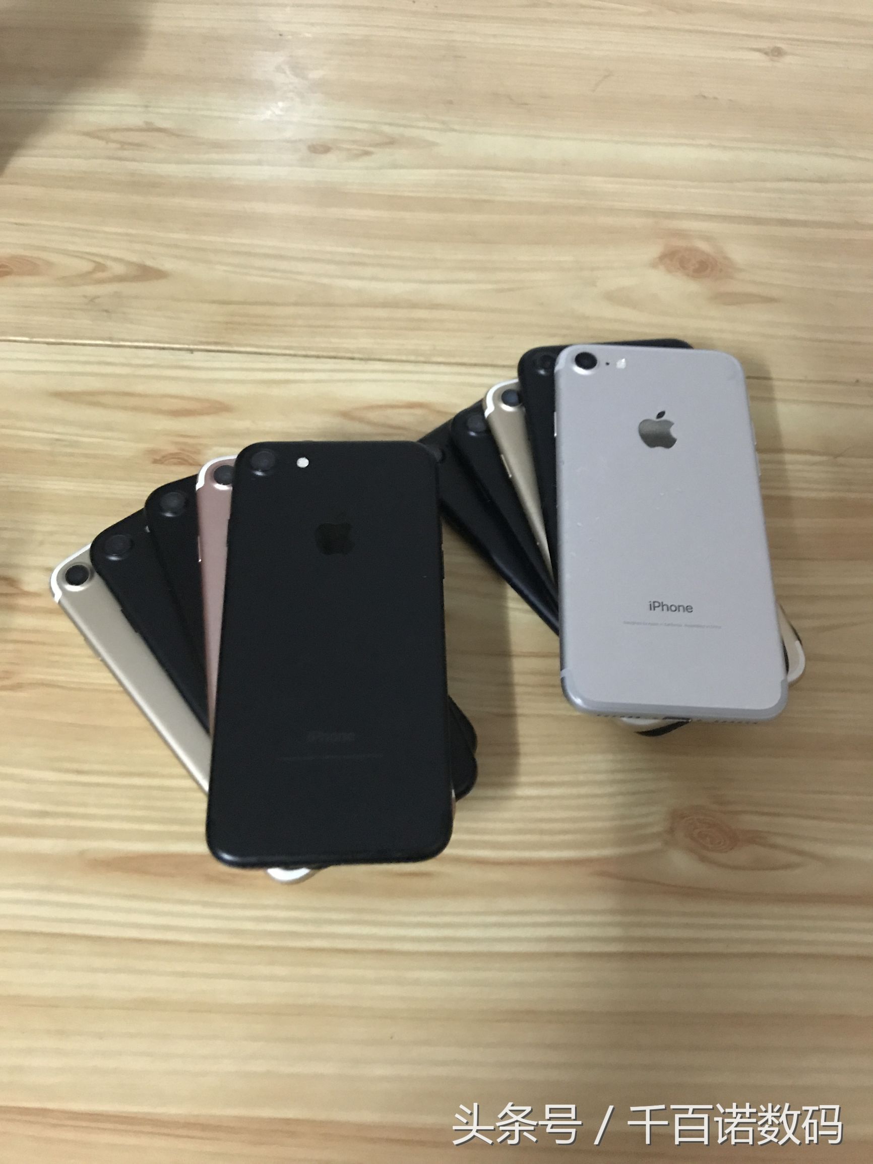 实拍苹果iphone7代四个颜色对比你会如何选择，二手2500左右？