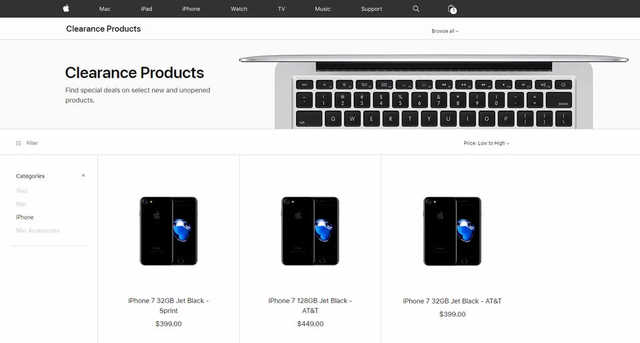 当年高攀不起的iPhone 7列入清仓产品，仅卖3K不到