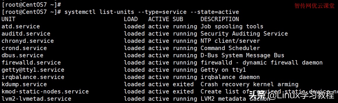 Linux系统如何查看服务的运行状态