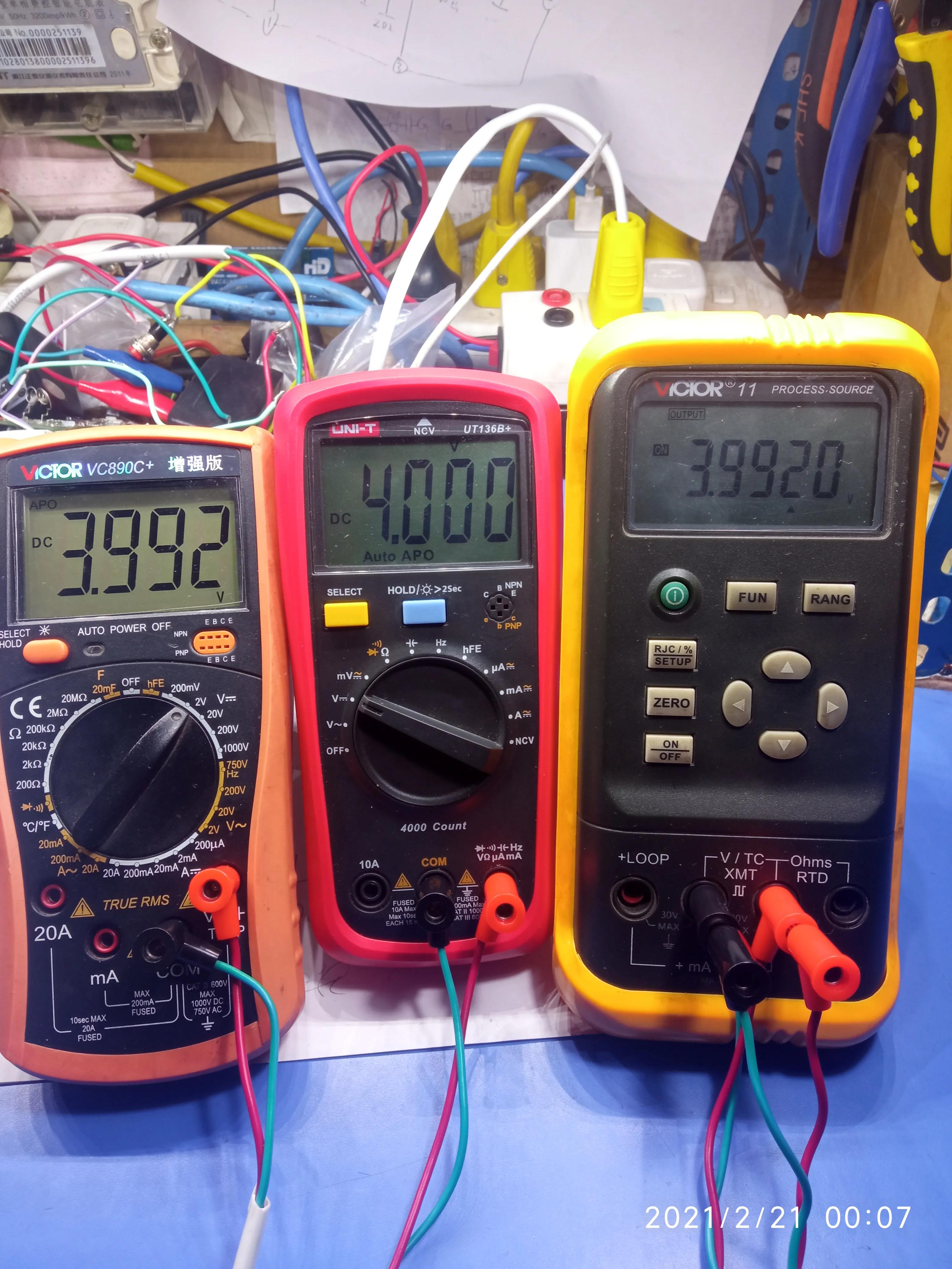 百元内万用表胜利VC890C+和优利德UT136B+对比测评