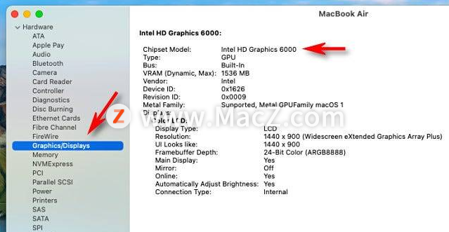 如何检查Mac配备的显卡(GPU)?