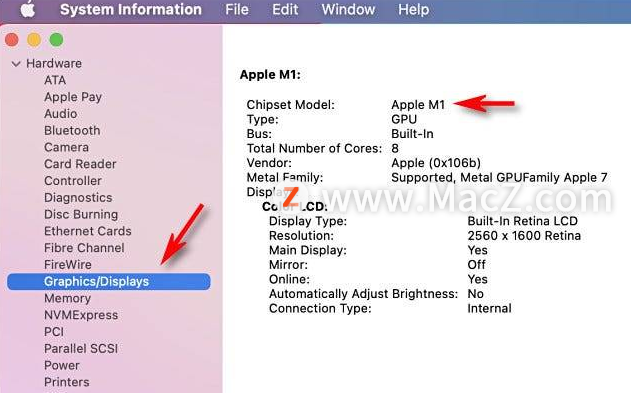 如何检查Mac配备的显卡(GPU)?